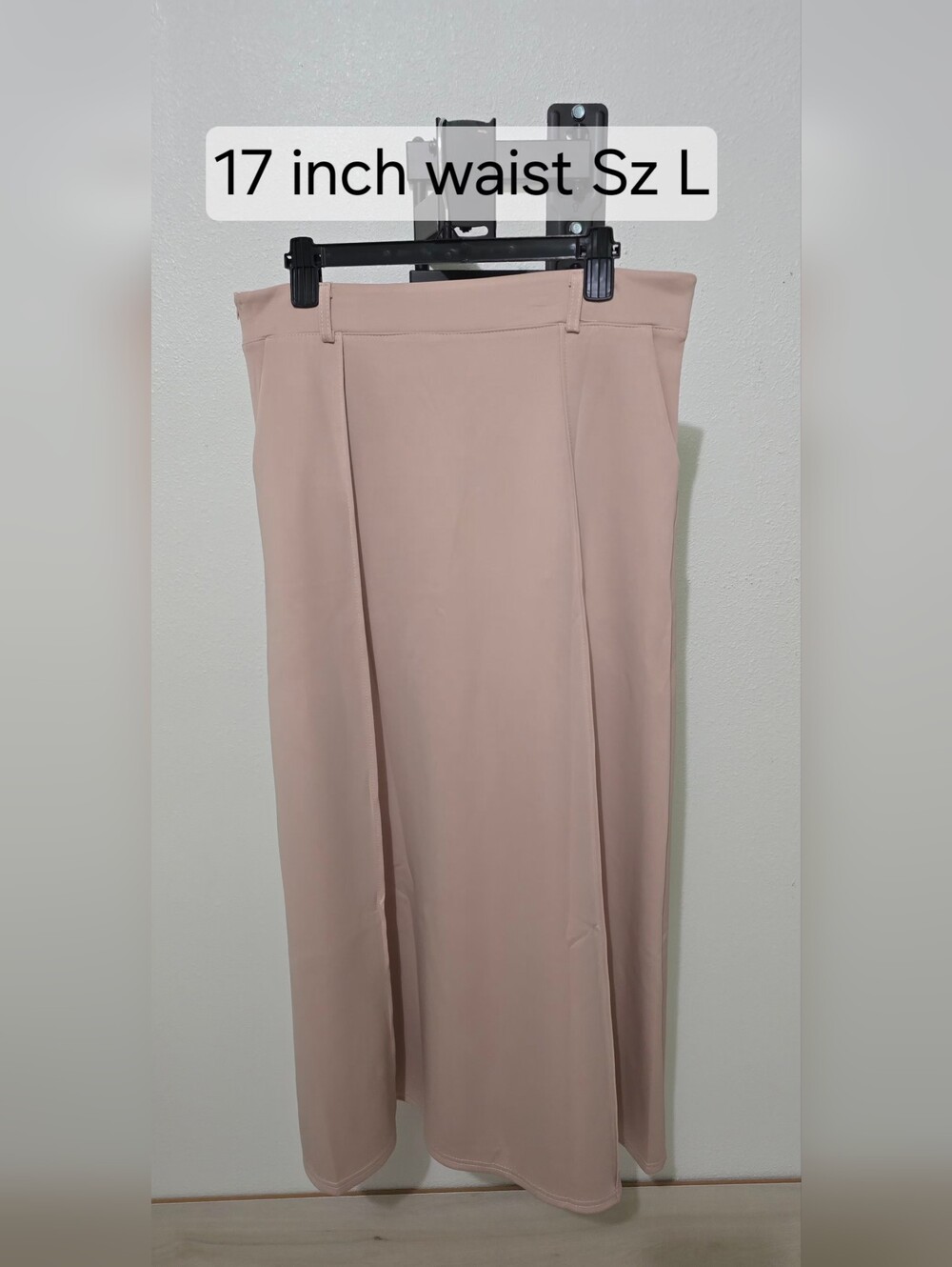 Sz L Women's Khaki Scuba Skirt